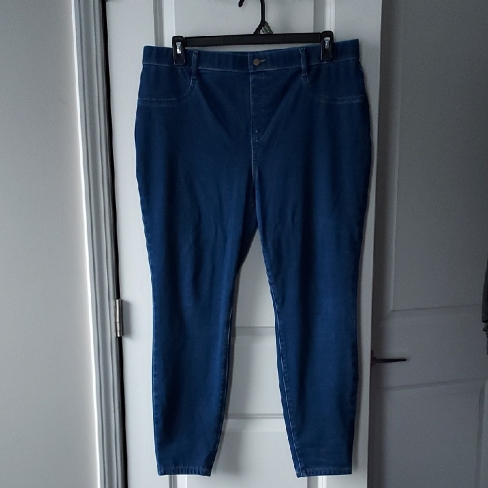 Time and Tru Women's Dark Blue Skinny Jeans Xxl